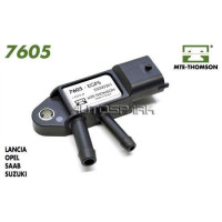 7605 - MTE-THOMSON, Αισθητήρας πίεσης καυσαερίων Lancia, Opel, Saab