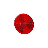 8RA002014-281 - HELLA, Αντανακλαστικό στρόγγυλο 60mm αυτοκόλλητο κόκκινο